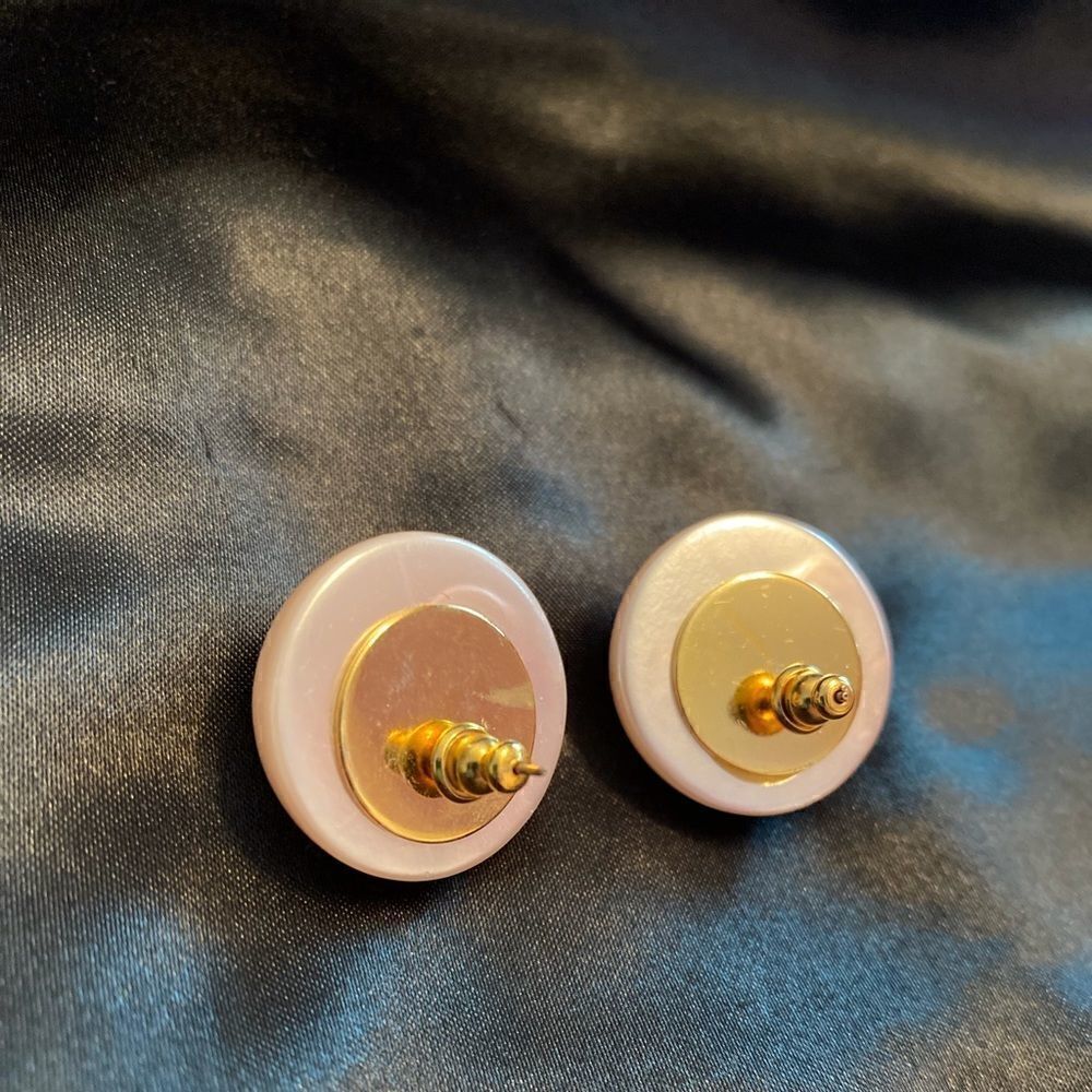 Vintage 60s Beautiful Globe Earrings - Picture 3 of 3